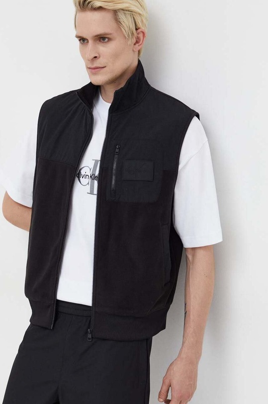 Calvin Klein Jeans bezrękawnik nieocieplane czarny J30J324109