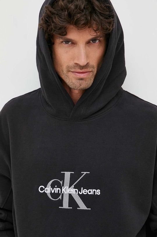 Mikina Calvin Klein Jeans čierna J30J324118