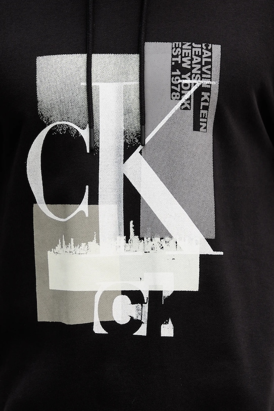 Bavlněná mikina Calvin Klein Jeans J30J324310 černá