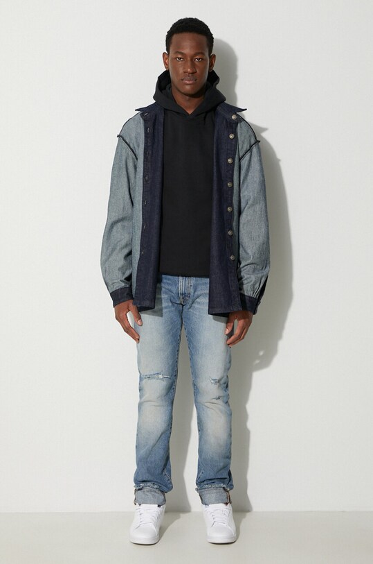 A-COLD-WALL* cotton sweatshirt ESSENTIALS SMALL LOGO HOODIE ACWMW145 black AW23