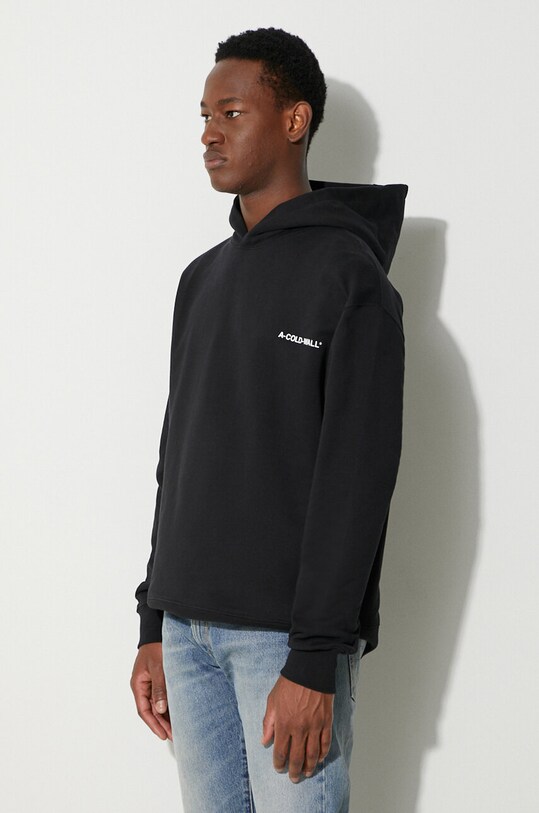 A-COLD-WALL* cotton sweatshirt ESSENTIALS SMALL LOGO HOODIE black ACWMW145
