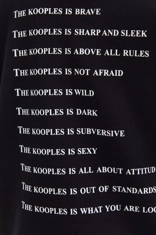 Βαμβακερή μπλούζα The Kooples HSWE25090K