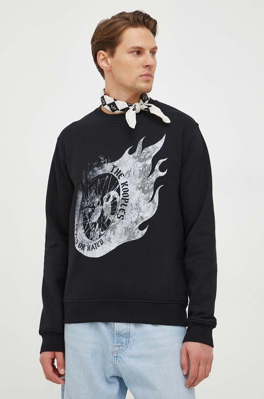 The Kooples felpa in cotone senza nero HSWE27063K