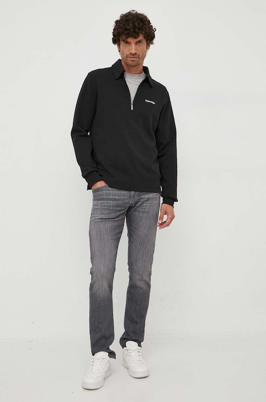 Calvin Klein bluza pozostałe czarny K10K111814