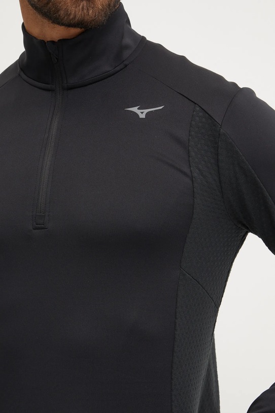 Mizuno bluza do biegania Warmalite J2GCA505 czarny