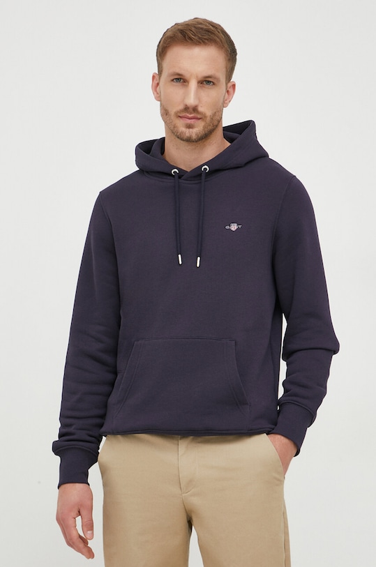 Gant bluza z kapturem granatowy 2007058