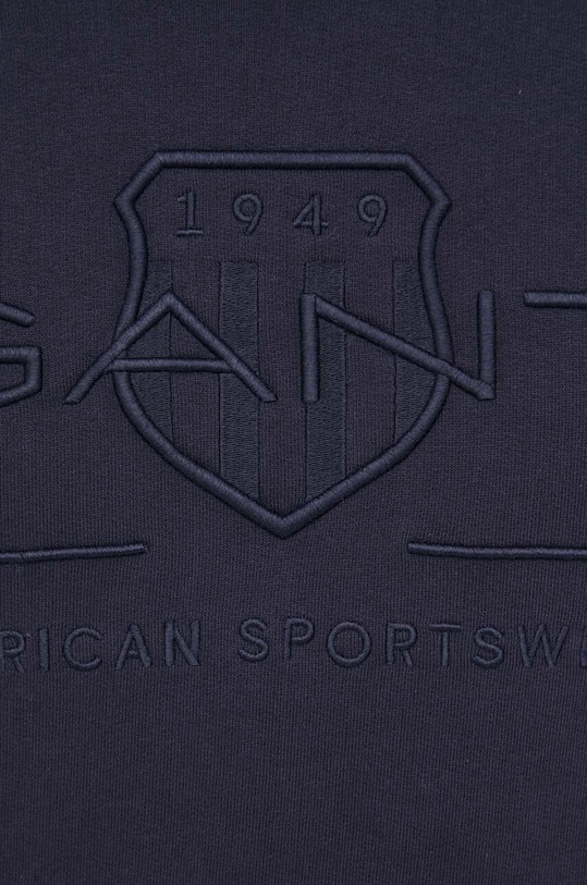 Βαμβακερή μπλούζα Gant 2036017 σκούρο μπλε