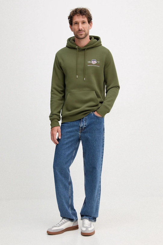 Кофта Gant 2047084 зелений AW25