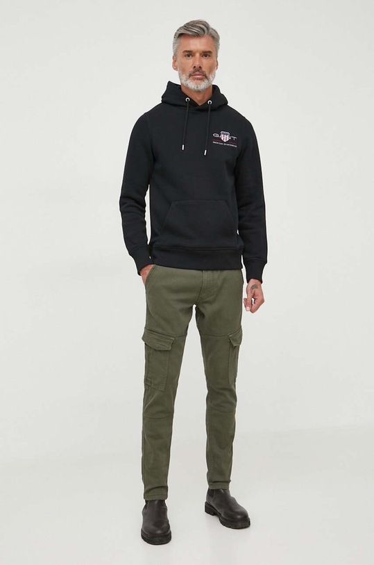 Gant bluza 2047084 czarny AW25