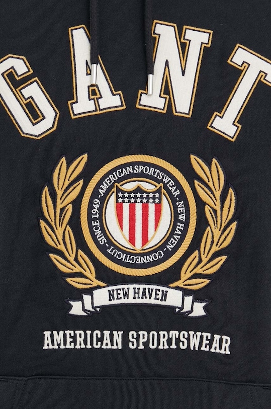 Gant bluza bawełniana 2006069 granatowy