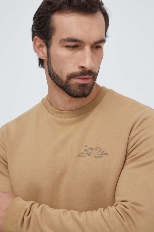 Αθλητική μπλούζα Viking Escape χωρίς κουκούλα πράσινο 740.25.6421