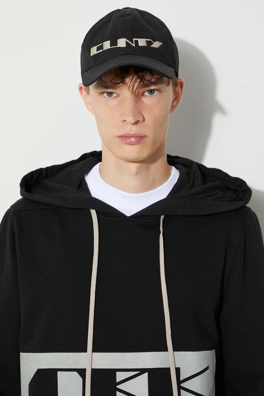 Rick Owens cotton sweatshirt DU02C5285.RIGEP2 black