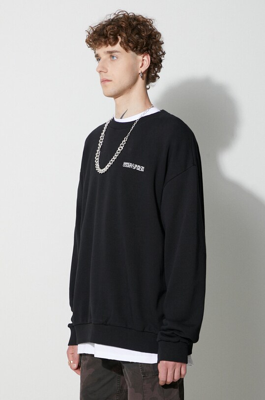 Oblečenie Bavlnená mikina Marcelo Burlon Tempera CMBA049C99FLE0011001 čierna