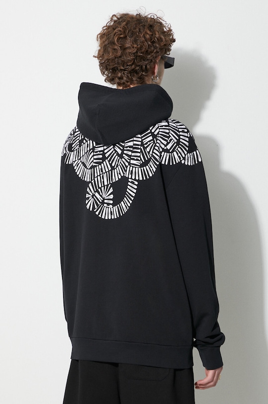 Odjeća Pamučna dukserica Marcelo Burlon Snake Wings CMBB007C99FLE0031001 crna