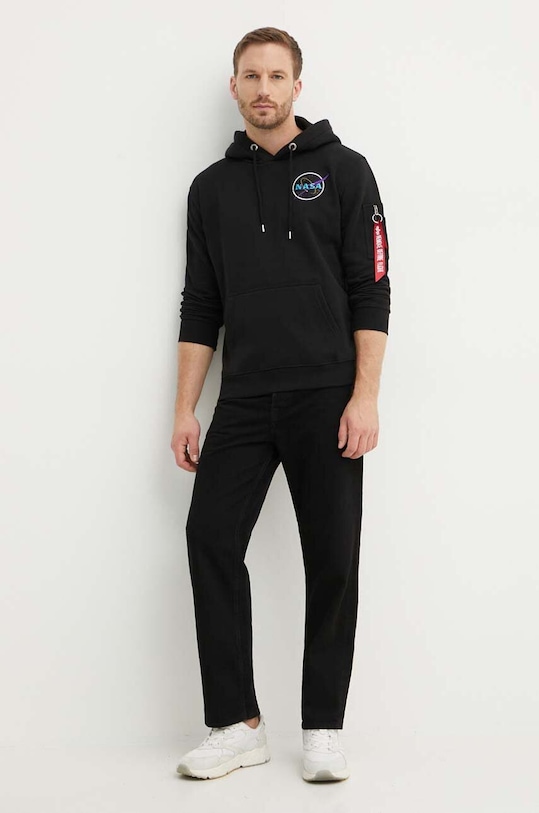 Alpha Industries bluza 108337.556 czarny AW24
