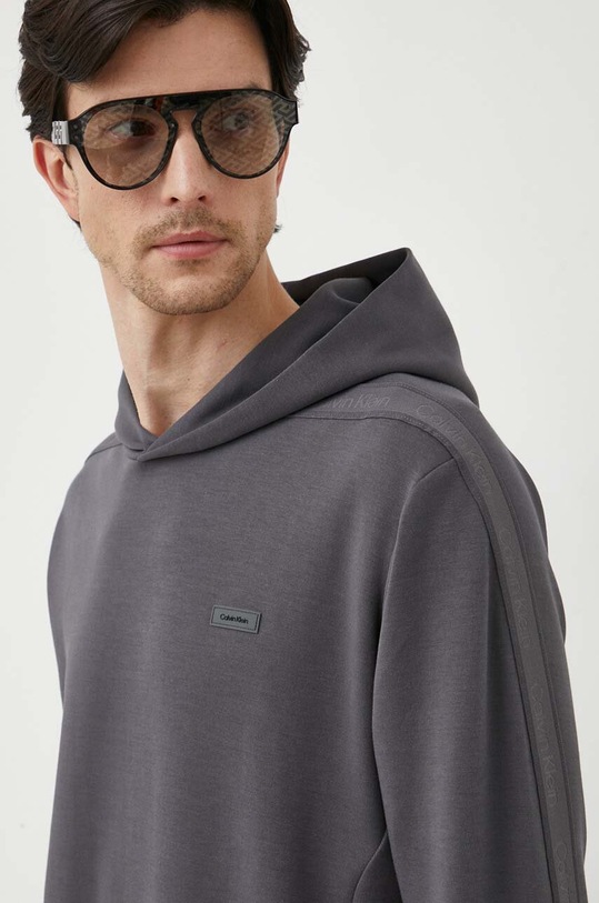 Mikina Calvin Klein šedá K10K111813