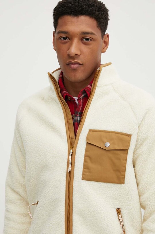 Fjallraven bluză Vardag Pile bej F84158.113