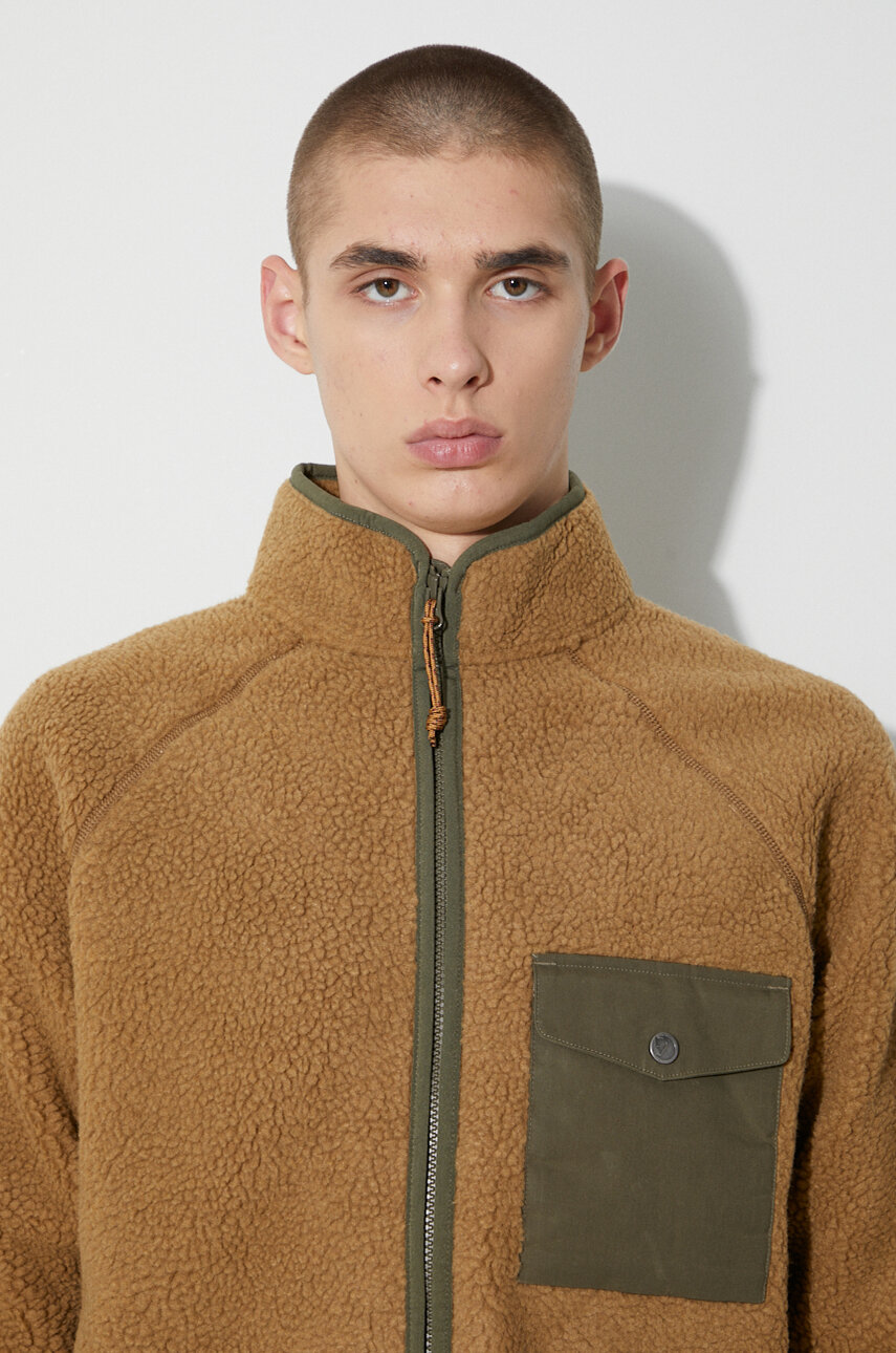 Mikina Fjallraven Vardag Pile F84158.232.625 hnedá