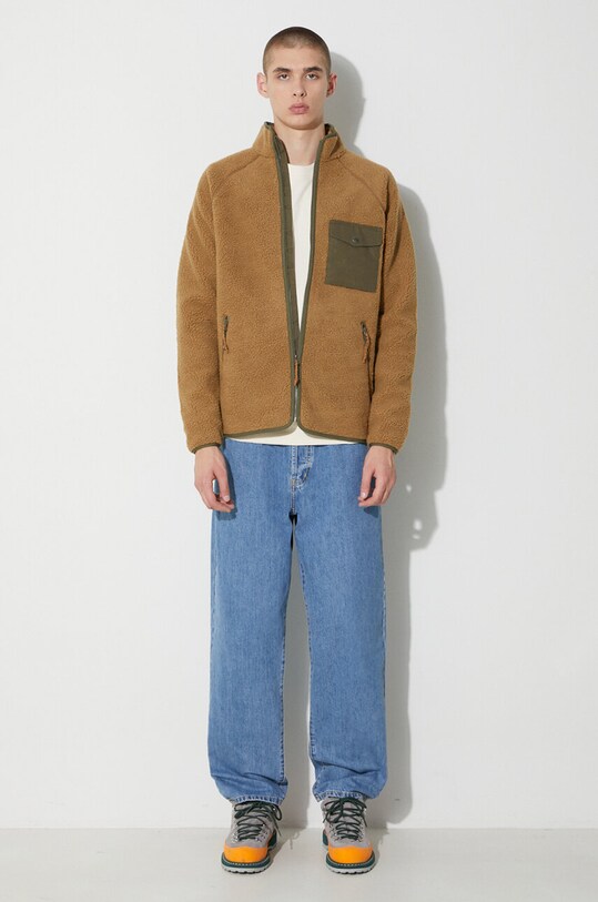 Fjallraven felpa in cotone 1960 Logo F87163.113 beige AW23