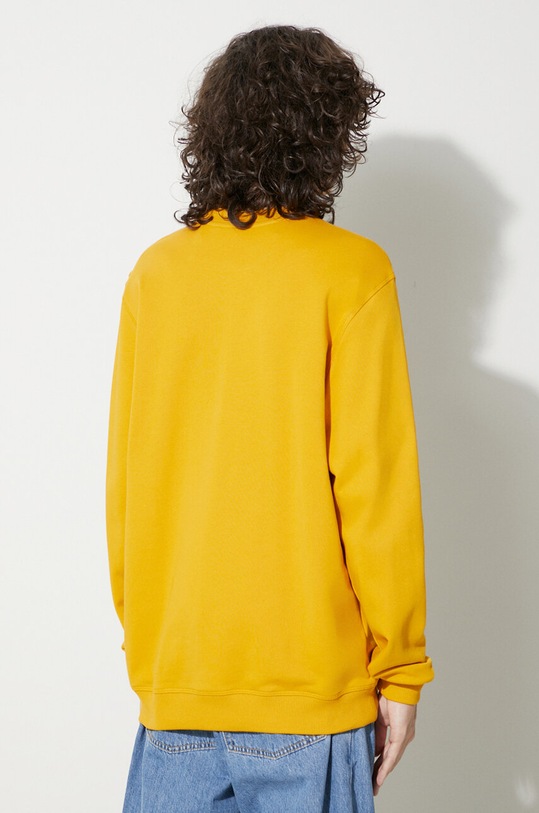 Дрехи Памучен суичър Fjallraven 1960 Logo Badge Sweater F87163.161 жълт