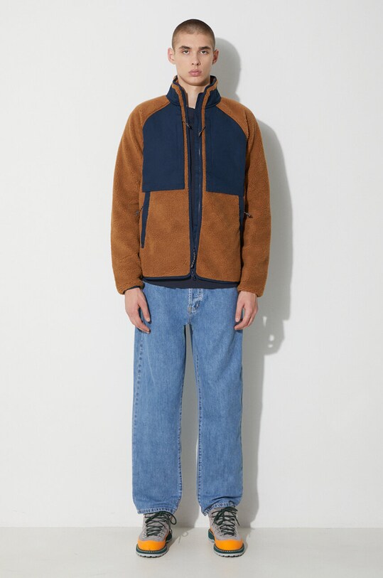 Fjallraven felpa in cotone 1960 Logo F87163.555 blu navy SS25