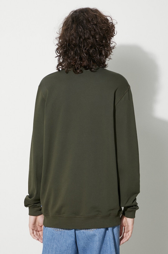 Одежда Хлопковая кофта Fjallraven 1960 Logo F87163.662 зелёный