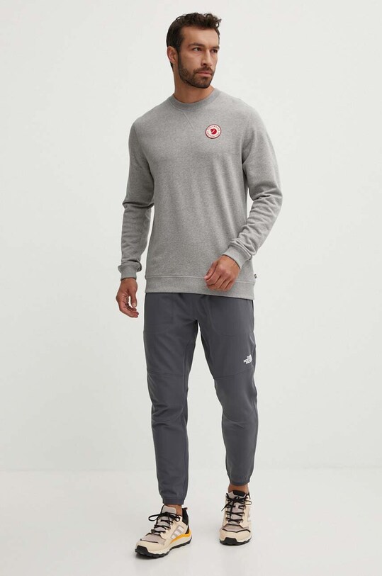 Fjallraven bluza bawełniana 1960 Logo F87163.020.999 szary AW23