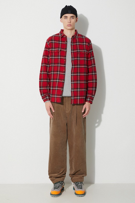 Βαμβακερή μπλούζα Fjallraven 1960 Logo F87163.020.999 γκρί AW23