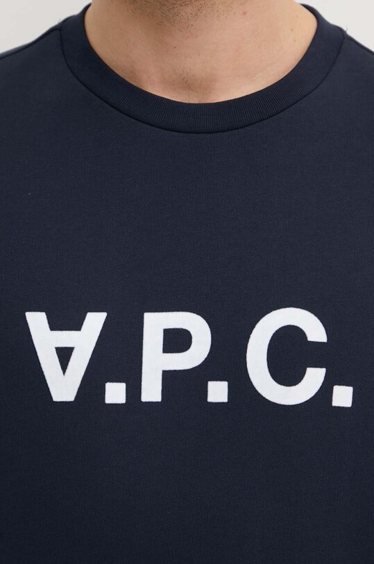 Хлопковая кофта A.P.C. COFDX.H27836 тёмно-синий