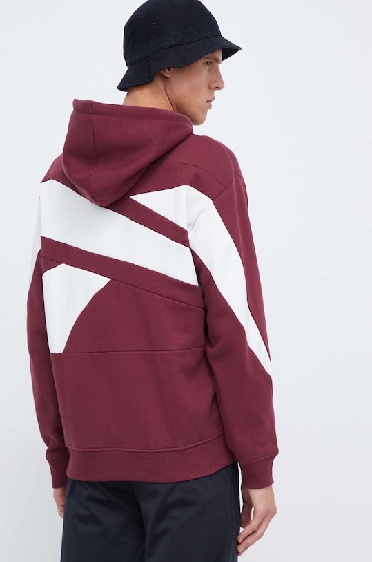 Mikina Reebok Classic s kapucí burgundské 100036194