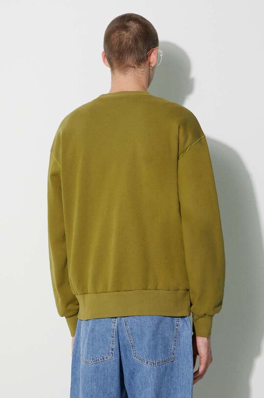 Clothing Aries cotton sweatshirt FUAR20009 green