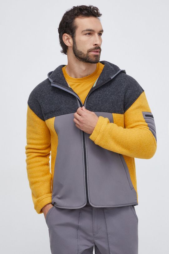 Smartwool bluza sportowa Hudson wzorzyste szary SW017268