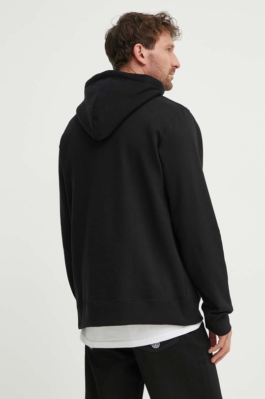 Odzież Wood Wood bluza bawełniana Ash hoodie 10005616.2424 czarny