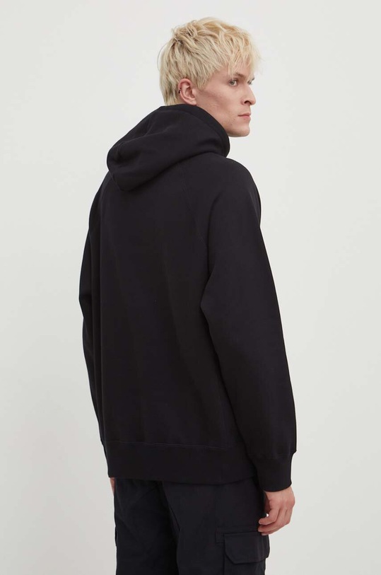 Îmbrăcăminte Wood Wood hanorac de bumbac Essential fred classic hoodie 20005602.2493 negru