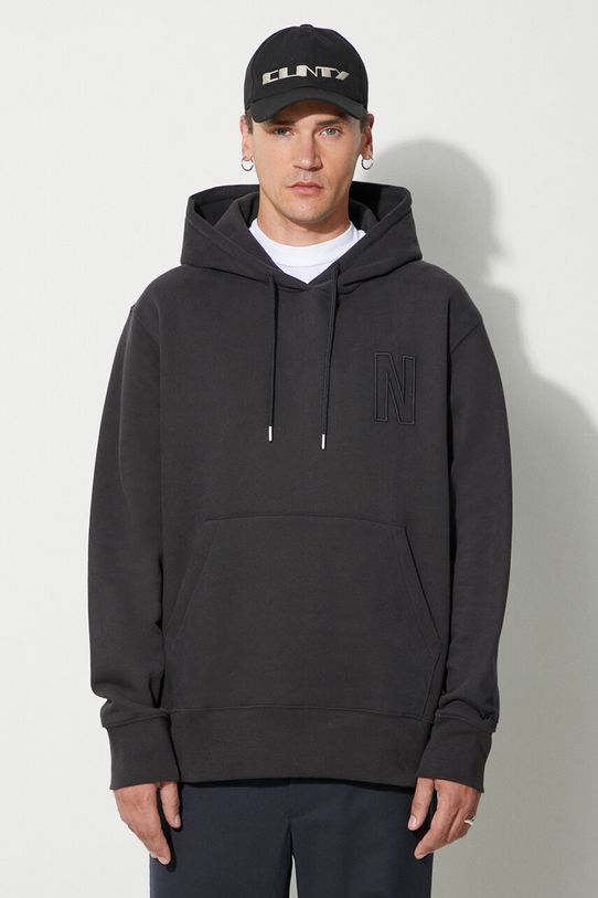 Bavlnená mikina Norse Projects Arne Relaxed Organic Brushed Fleece