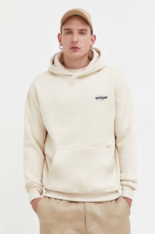 Sixth June bluza z kapturem beżowy 23957