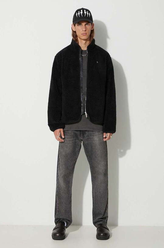 Mikina Represent Fleece Zip Through M01185.01 černá AW23