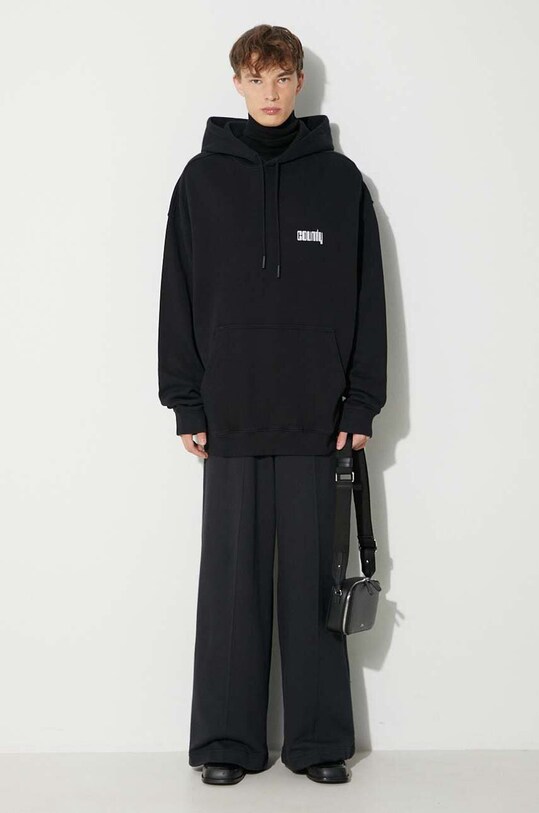 Хлопковая кофта Marcelo Burlon Disco God CMBB106F23FLE0061001 чёрный AW23