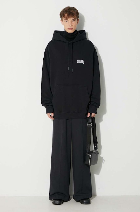 Бавовняна кофта Marcelo Burlon Disco God CMBB106F23FLE0061001 чорний AW23