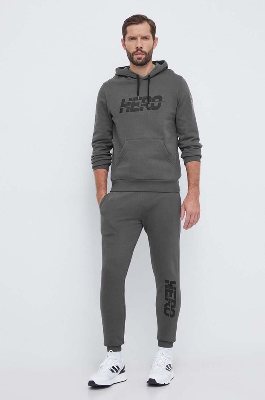 Pamučna dukserica Rossignol HERO RLMMS11 siva AW23