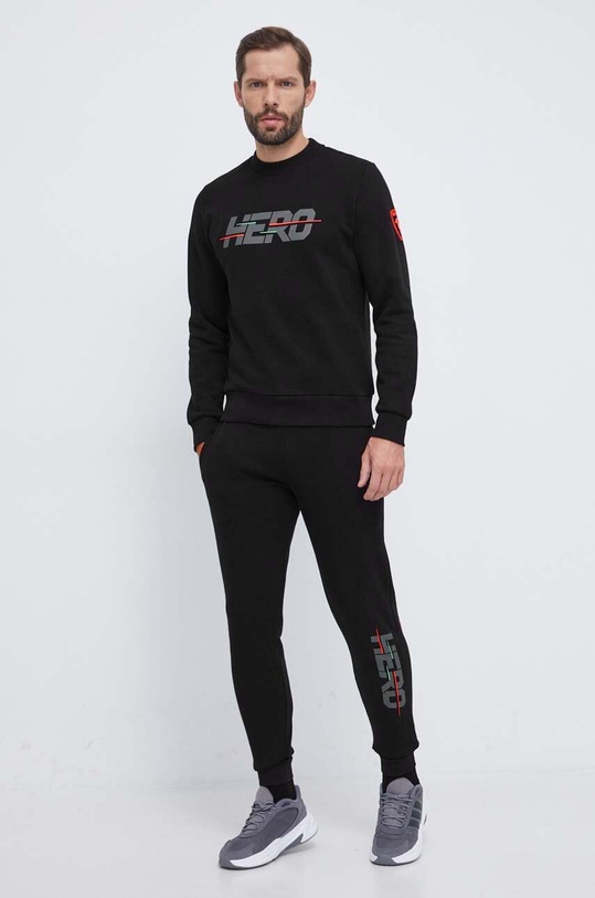 Pamučna dukserica Rossignol HERO RLMMS13 crna AW23