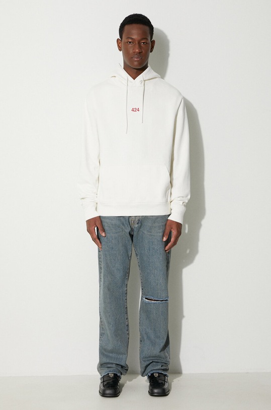 424 hanorac de bumbac 35424M311RX.236536 bej AW23