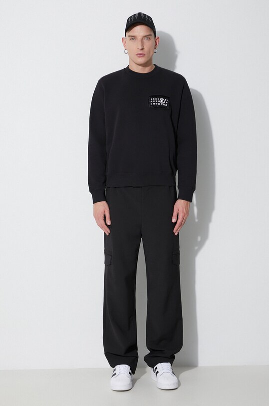 MM6 Maison Margiela bluză Sweatshirt S62GU0118 negru AW23