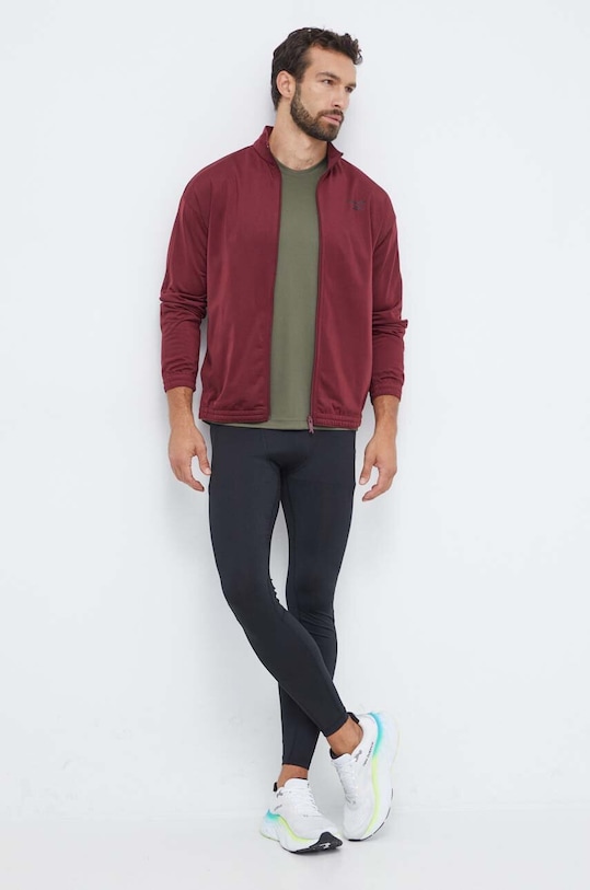 Reebok bluză trening Identity Vector 100071052 burgundia AW23