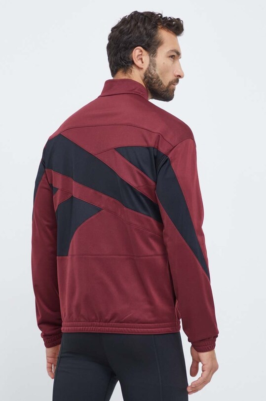 Oblečenie Tepláková mikina Reebok Identity Vector 100071052 burgundské