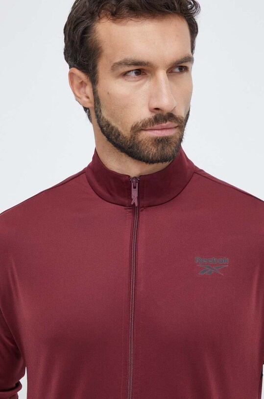 Tepláková mikina Reebok Identity Vector burgundské 100071052