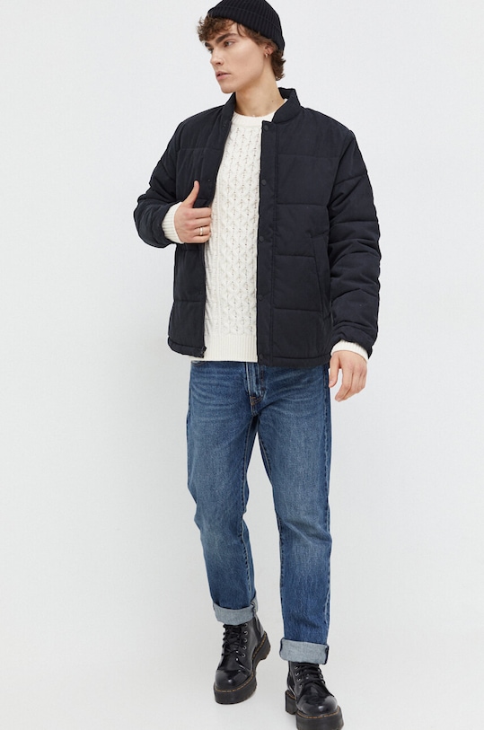 Abercrombie & Fitch sweter z domieszką wełny KI120.3241.100 beżowy AW23
