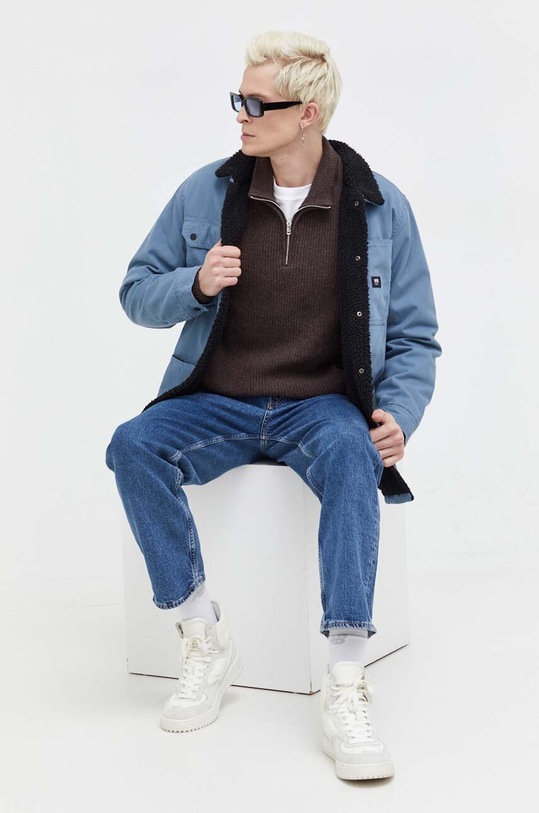 Abercrombie & Fitch sweter KI120.3301.400 brązowy AW23