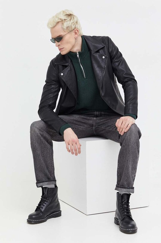 Abercrombie & Fitch pulover KI120.3302.300 verde AW23