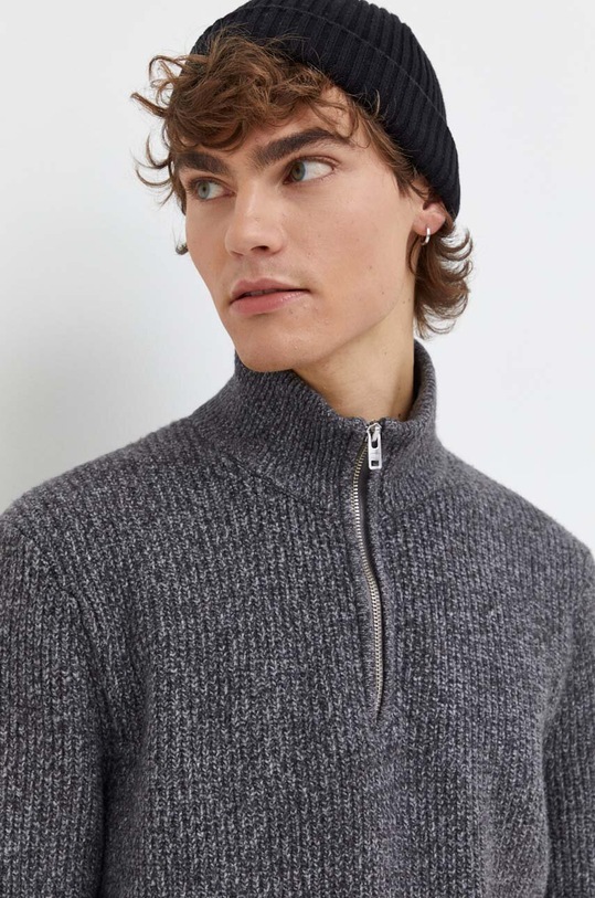 Abercrombie & Fitch sweter szary KI120.3303.130